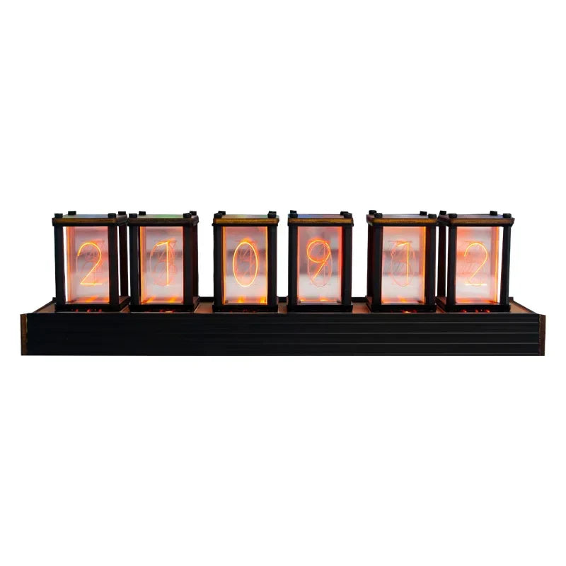 Retro Glow Tube Digital Display Desk Clock