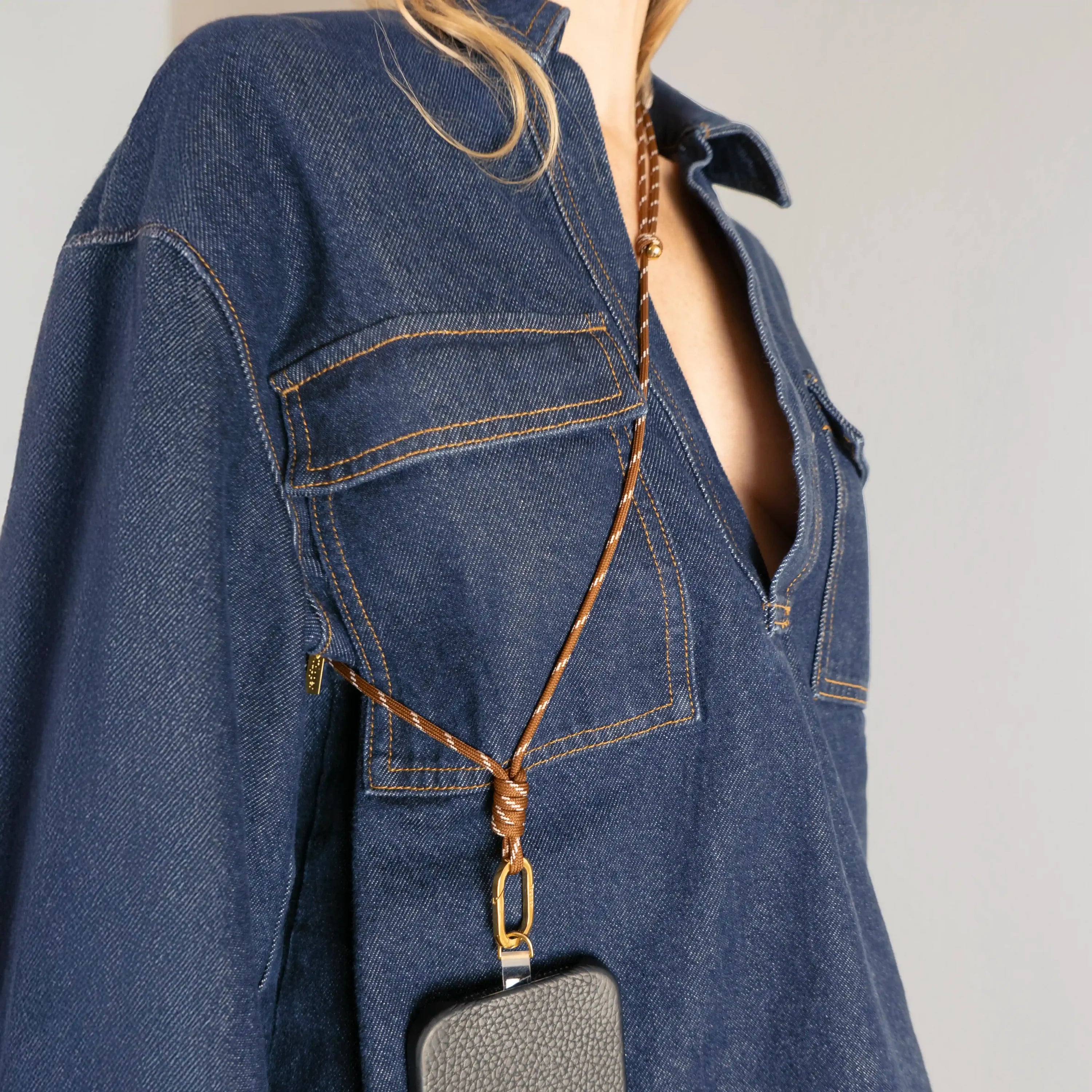Adjustable Nylon Crossbody Neck Phone Lanyard Strap