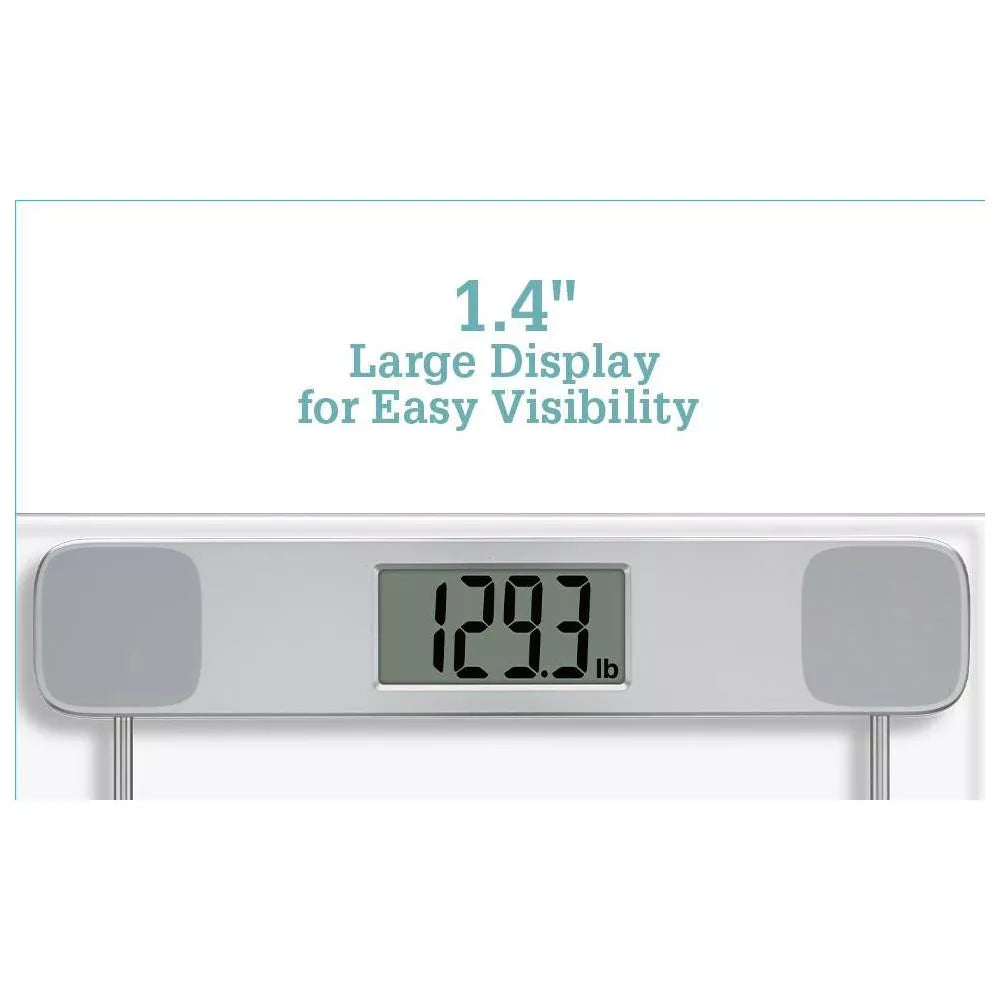 Slim Clear Tempered Glass Digital Bathroom Weight Scale