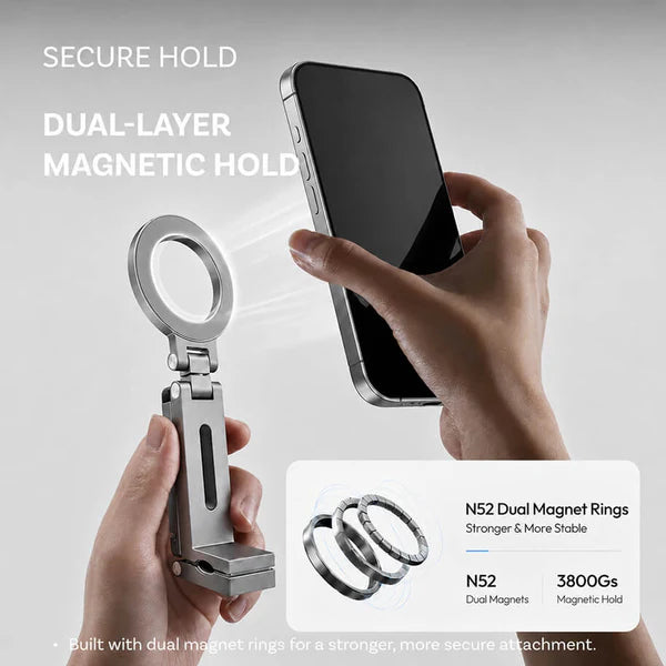 Foldable Magnetic MagSafe Mini Phone Tripod Stand
