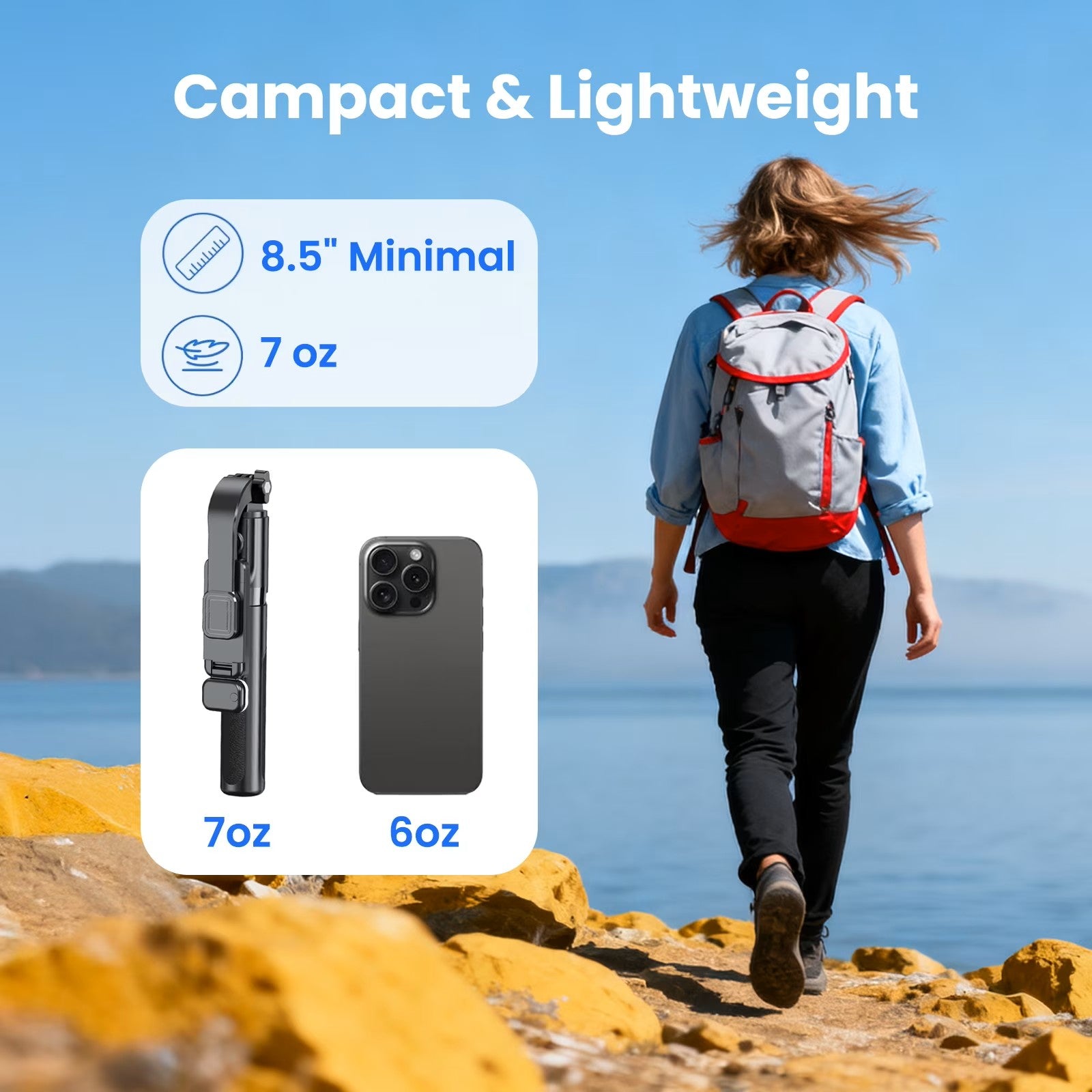 Telescopic Fill Light Bluetooth Selfie Stick Tripod