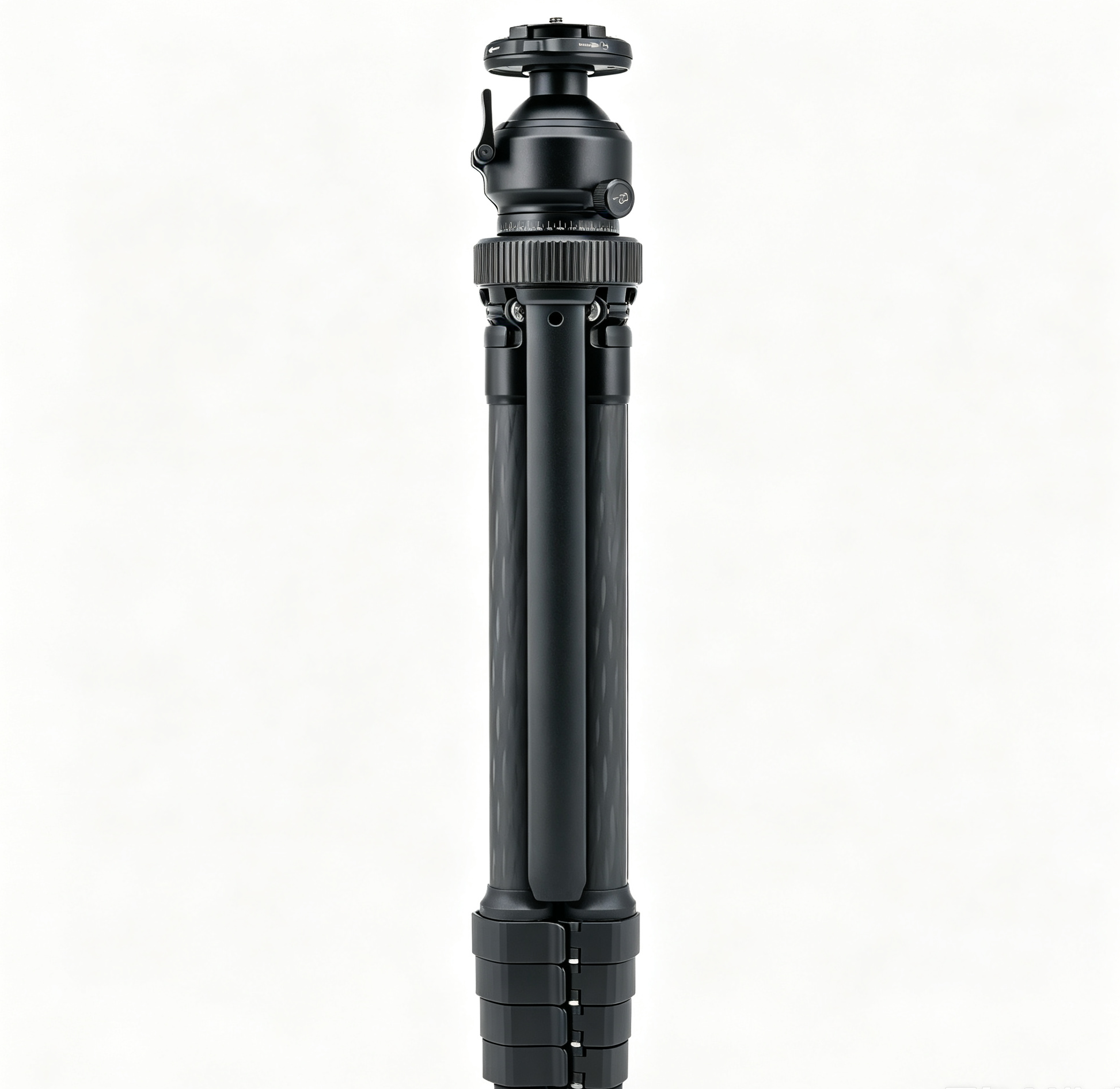 Compact Retractable Camera Tripod With Low Profile Ball Head
