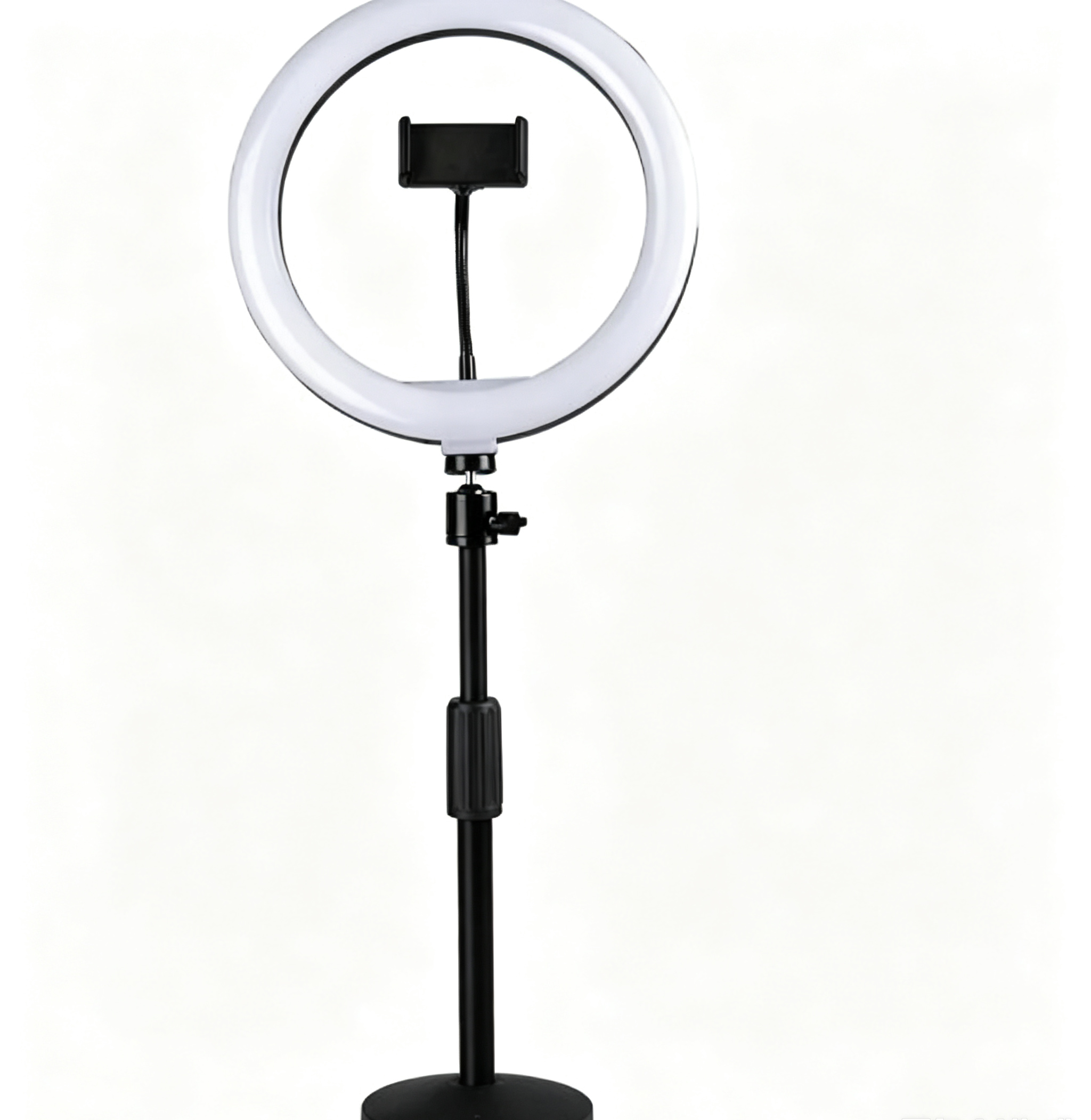 Adjustable Desktop LED Ring Light Phone Mount Stand