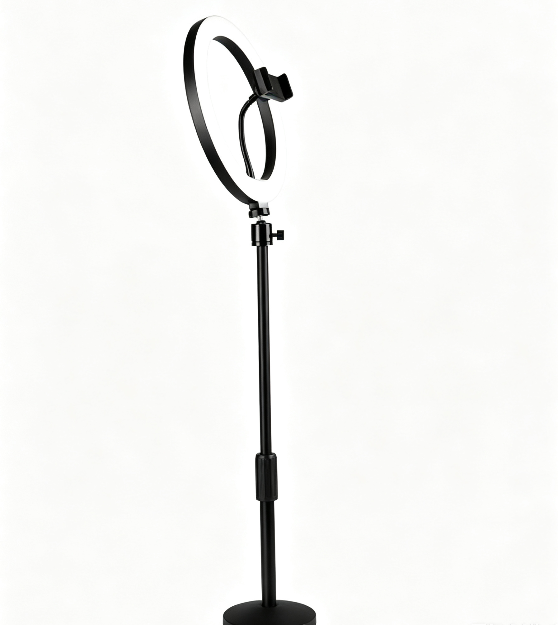 Adjustable Desktop LED Ring Light Phone Mount Stand